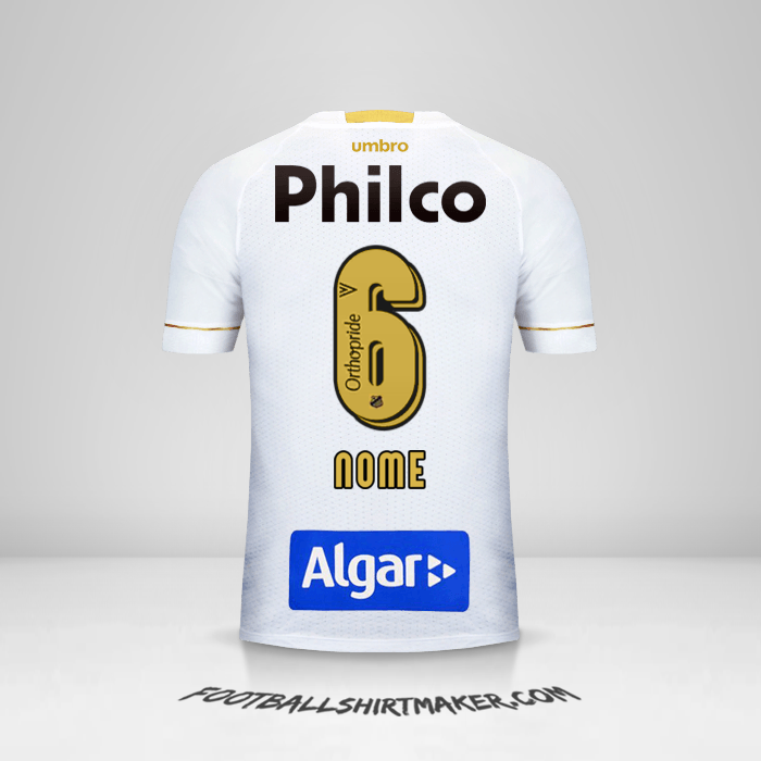 Camisola Santos FC 2018 -  nome - 6
