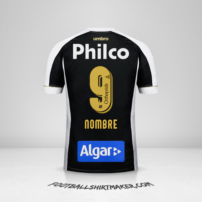 Jersey Santos FC 2018 Visita -  nombre - 9