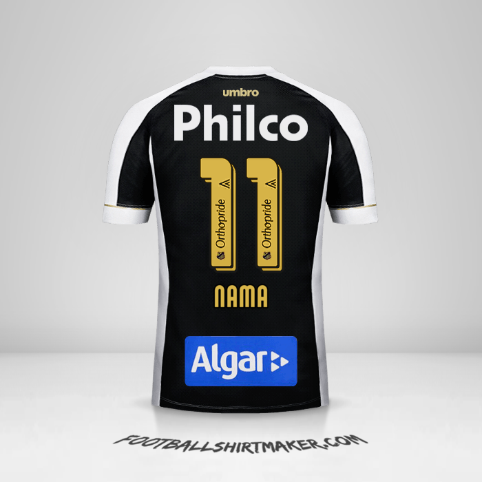 Jersey Santos FC 2018 Alternatif -  nama - 11