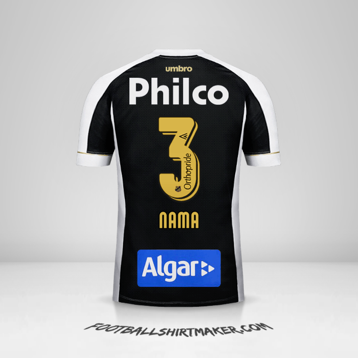 Jersey Santos FC 2018 Alternatif -  nama - 3