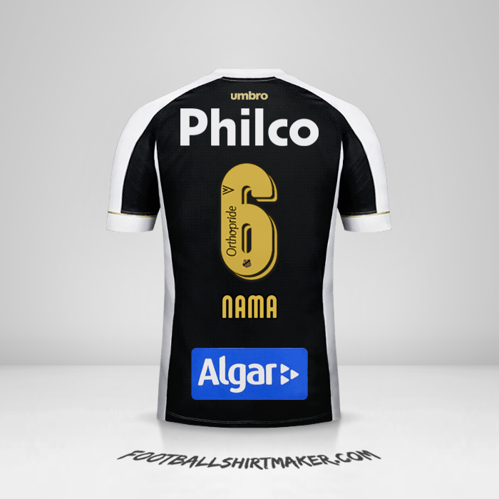 Jersey Santos FC 2018 Alternatif -  nama - 6