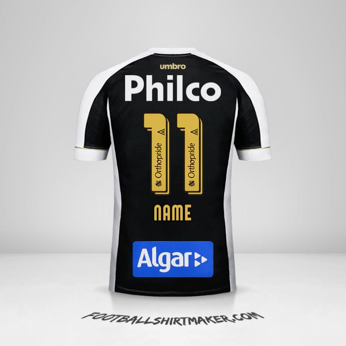 Trikot Santos FC 2018 Auswärts -  name - 11