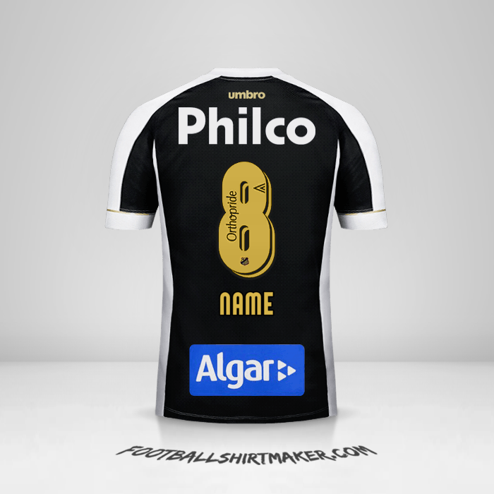 Jersey Santos FC 2018 Away -  name - 8
