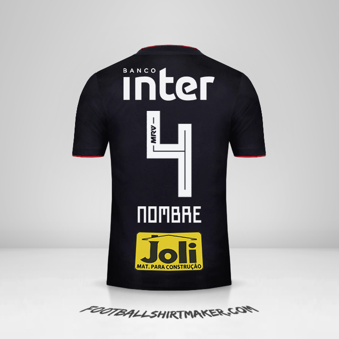 Jersey Sao Paulo FC 2018 Visita -  nombre - 4