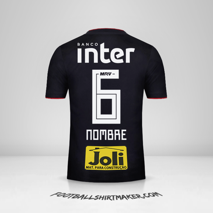 Jersey Sao Paulo FC 2018 Visita -  nombre - 6