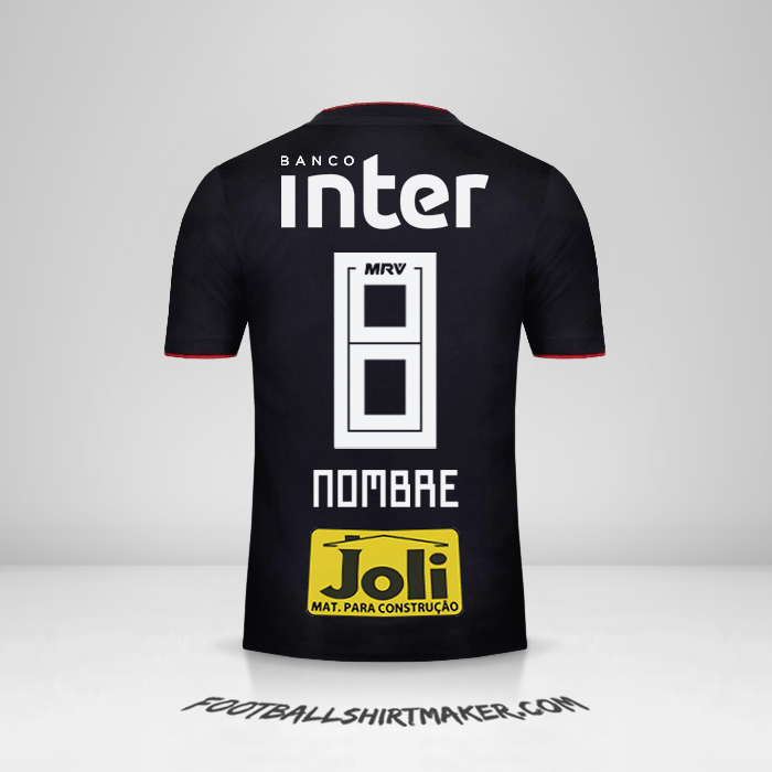 Jersey Sao Paulo FC 2018 Visita -  nombre - 8