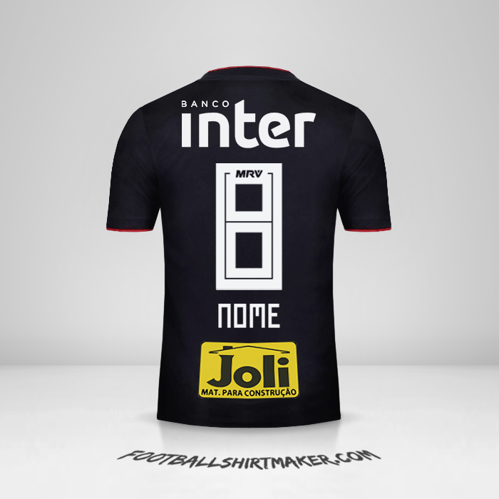 Maglia Sao Paulo FC 2018 Seconda -  nome - 8