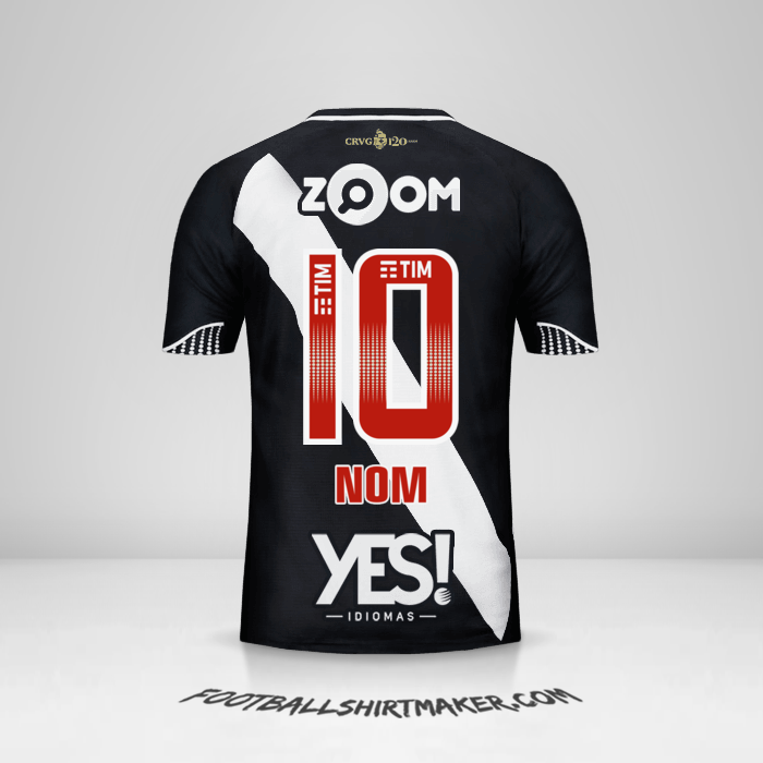 Maillot Vasco da Gama 2018 -  nom - 10