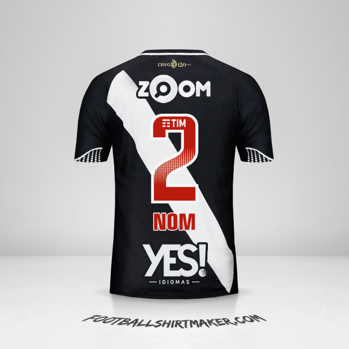 Maillot Vasco da Gama 2018 -  nom - 2