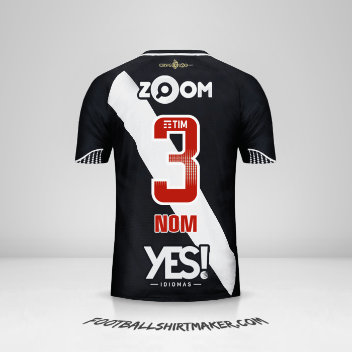 Maillot Vasco da Gama 2018 -  nom - 3