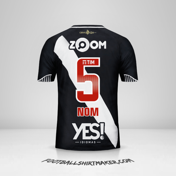 Maillot Vasco da Gama 2018 -  nom - 5