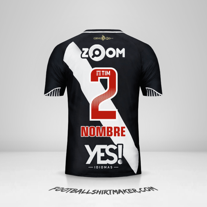 Jersey Vasco da Gama 2018 -  nombre - 2