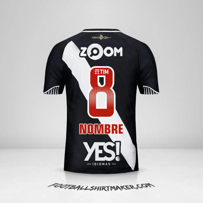 Camiseta Vasco da Gama 2018 -  nombre - 8