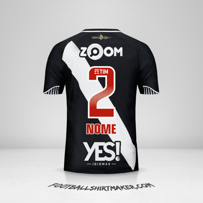 Maglia Vasco da Gama 2018 -  nome - 2