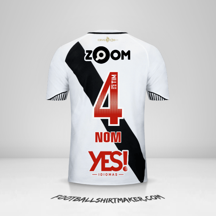 Maillot Vasco da Gama 2018 Extérieur -  nom - 4