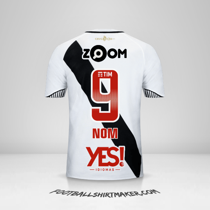 Maillot Vasco da Gama 2018 Extérieur -  nom - 9