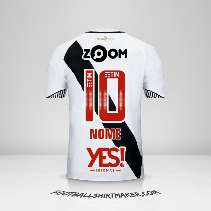 Camisa Vasco da Gama 2018 Alternativa -  nome - 10