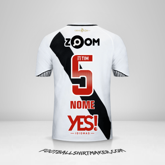 Camisa Vasco da Gama 2018 Alternativa -  nome - 5