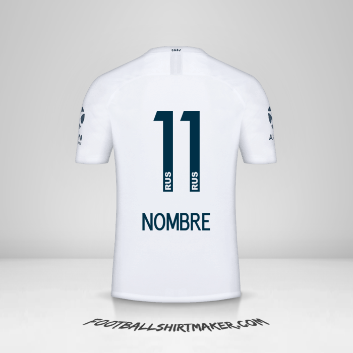 Jersey Boca Juniors 2018/19 Visita -  nombre - 11