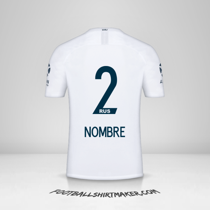 Jersey Boca Juniors 2018/19 Visita -  nombre - 2