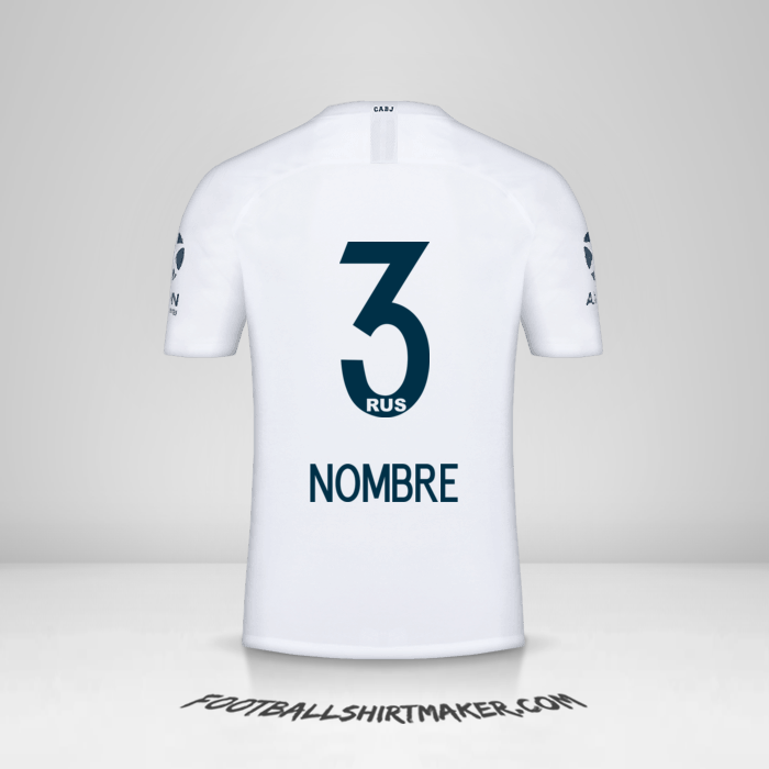 Camiseta Boca Juniors 2018/19 Visita -  nombre - 3