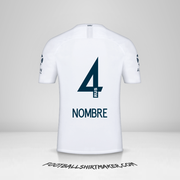 Camiseta Boca Juniors 2018/19 Visita -  nombre - 4