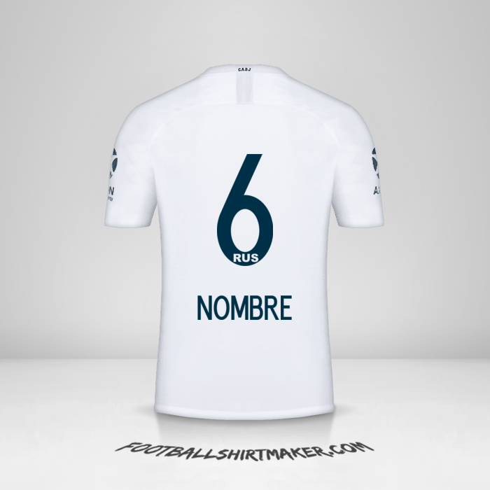 Camiseta Boca Juniors 2018/19 Visita -  nombre - 6