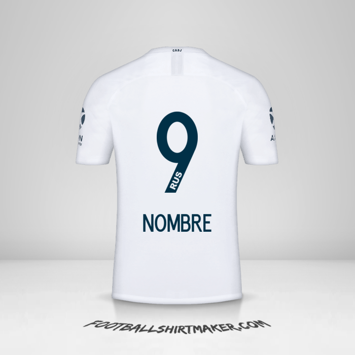 Camiseta Boca Juniors 2018/19 Visita -  nombre - 9