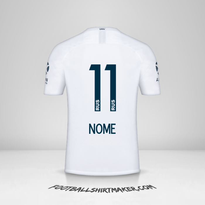 Camisa Boca Juniors 2018/19 Alternativa -  nome - 11