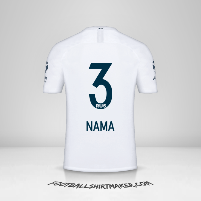Jersey Boca Juniors 2018/19 Alternatif -  nama - 3
