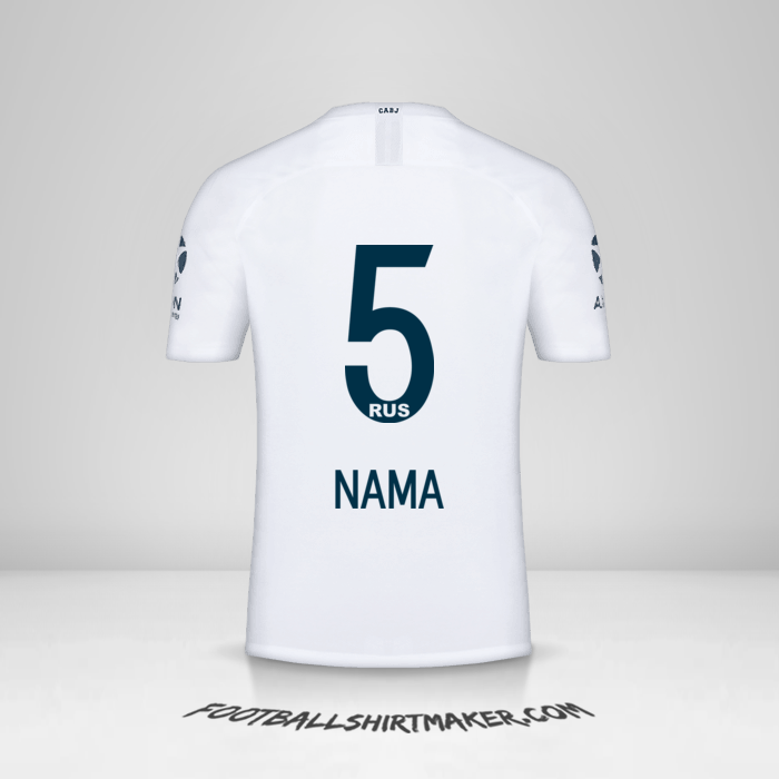 Jersey Boca Juniors 2018/19 Alternatif -  nama - 5