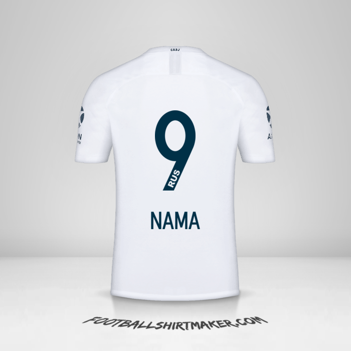 Jersey Boca Juniors 2018/19 Alternatif -  nama - 9