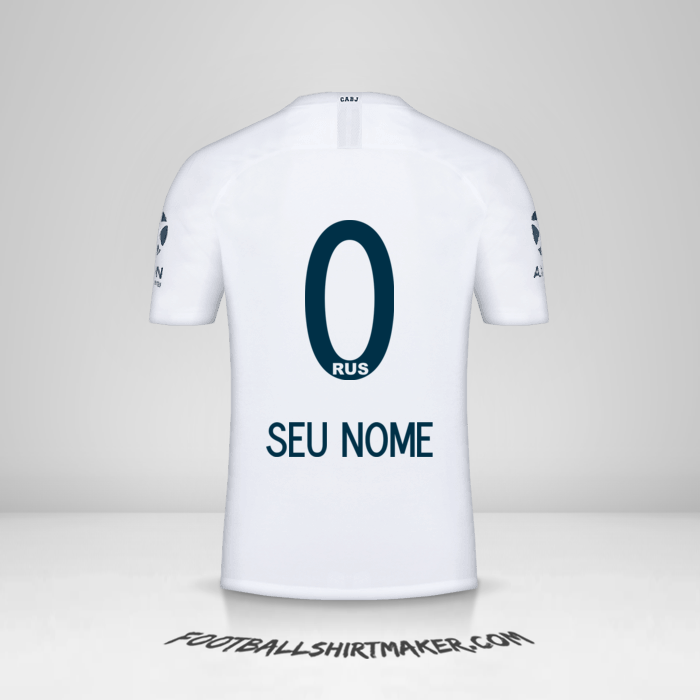 Camisa Boca Juniors 2018/19 II -  seu nome - 0