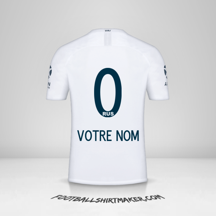 Maillot Boca Juniors 2018/19 II -  votre nom - 0