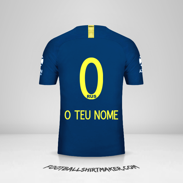 Camisola Boca Juniors 2018/19 -  o teu nome - 0