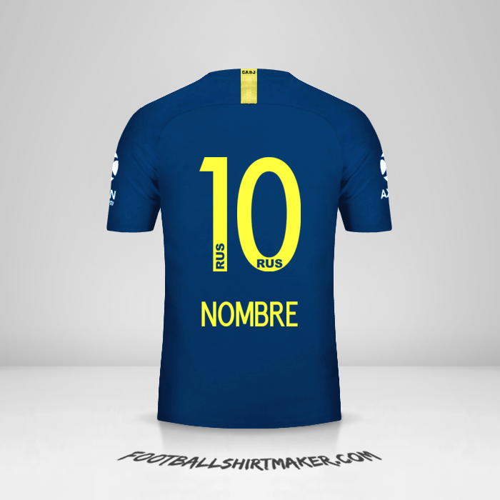 Jersey Boca Juniors 2018/19 -  nombre - 10