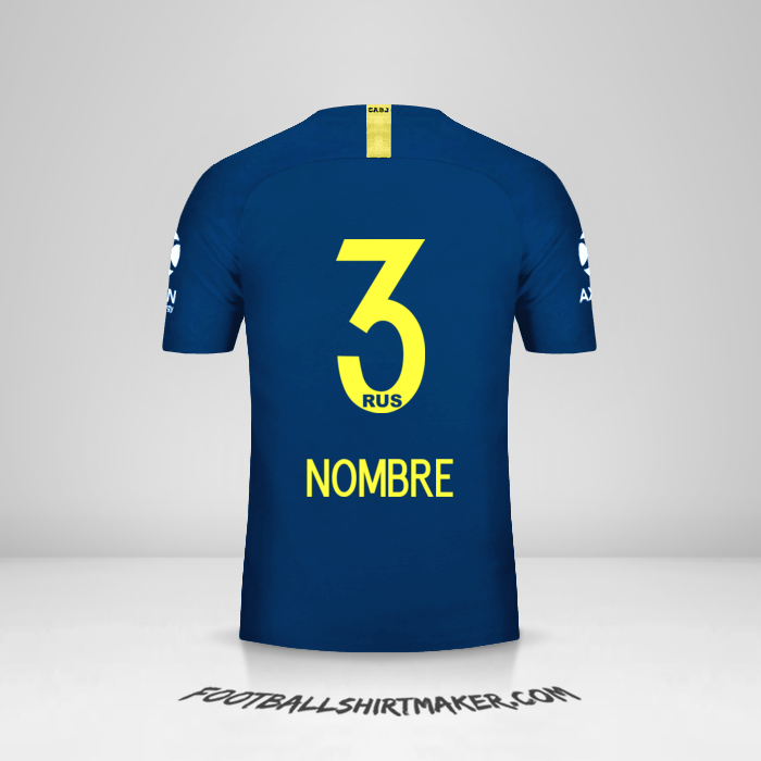Camiseta Boca Juniors 2018/19 -  nombre - 3