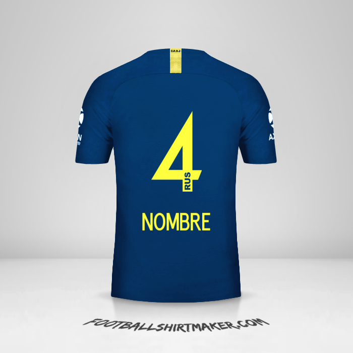 Camiseta Boca Juniors 2018/19 -  nombre - 4