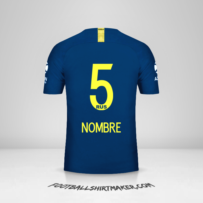 Jersey Boca Juniors 2018/19 -  nombre - 5