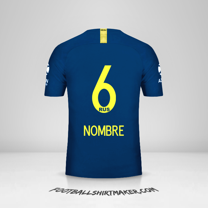 Jersey Boca Juniors 2018/19 -  nombre - 6