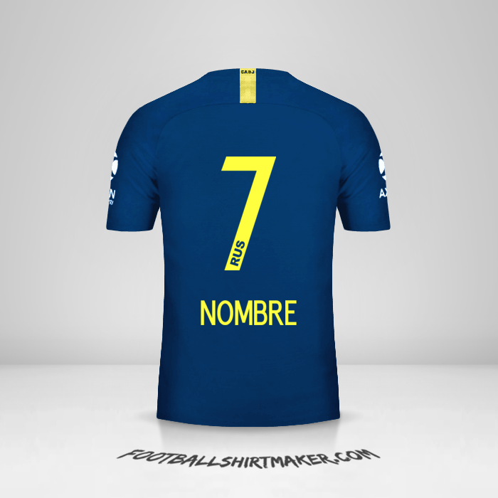 Camiseta Boca Juniors 2018/19 -  nombre - 7
