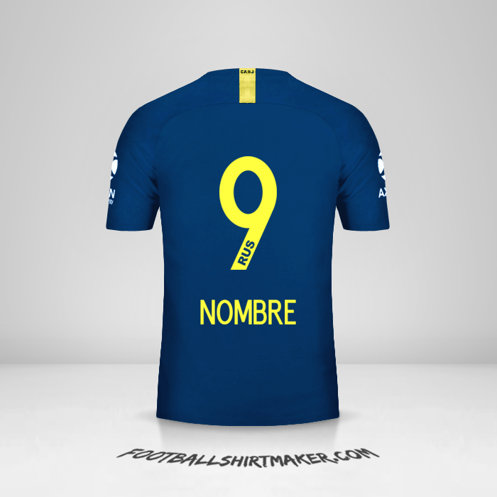 Camiseta Boca Juniors 2018/19 -  nombre - 9