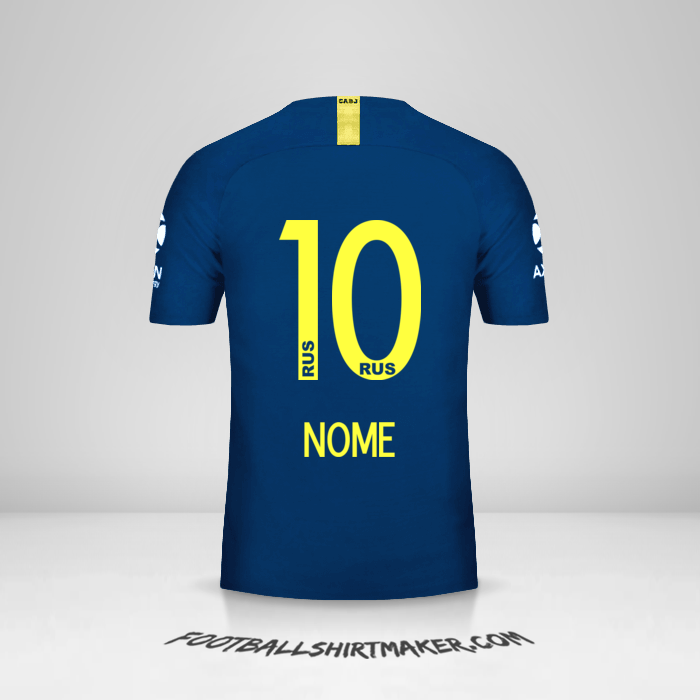 Camisola Boca Juniors 2018/19 -  nome - 10