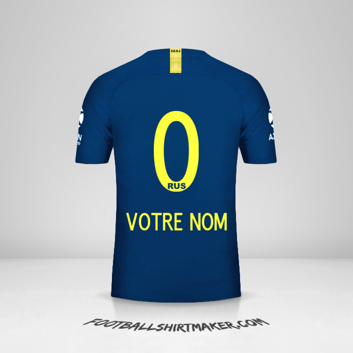 Maillot Boca Juniors 2018/19 -  votre nom - 0
