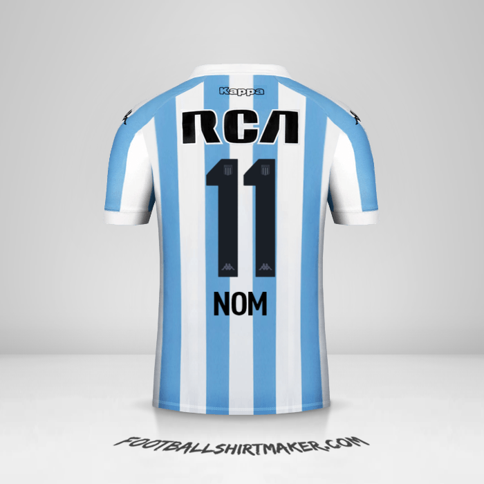 Maillot Racing Club 2018 -  nom - 11