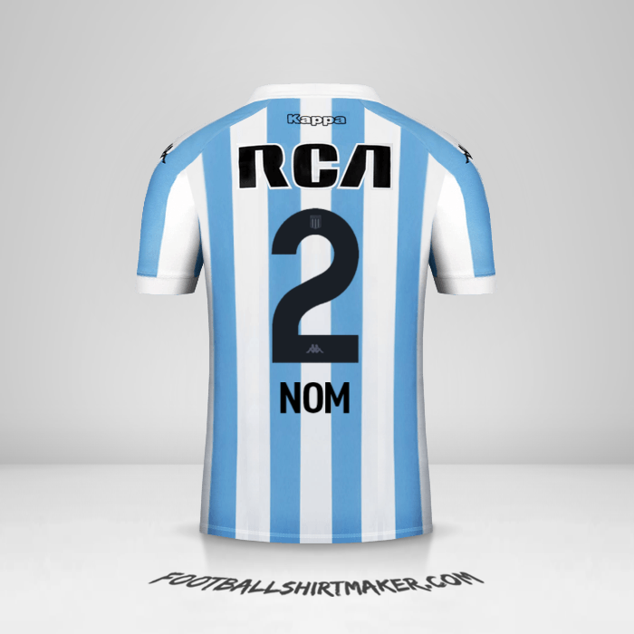 Maillot Racing Club 2018 -  nom - 2