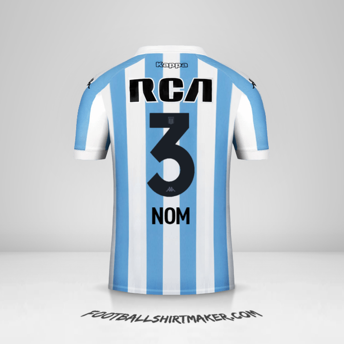 Maillot Racing Club 2018 -  nom - 3