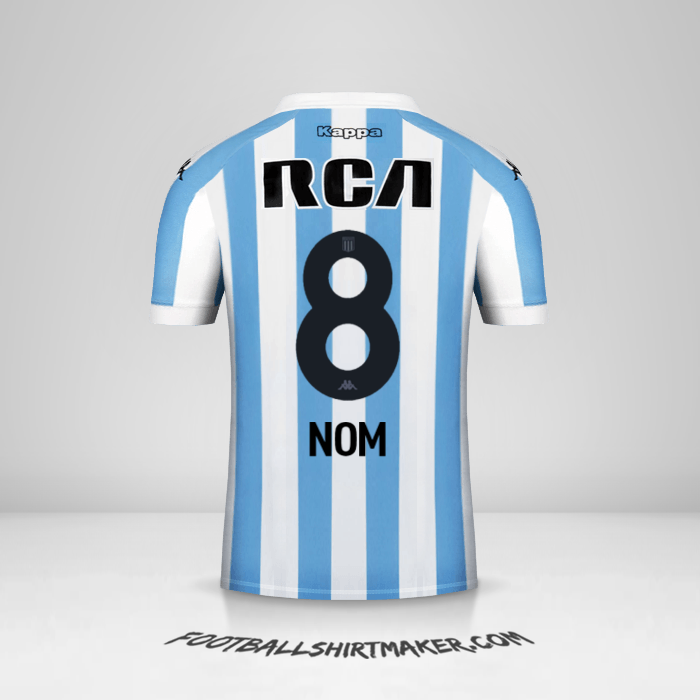 Maillot Racing Club 2018 -  nom - 8