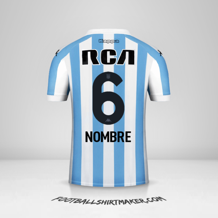 Camiseta Racing Club 2018 -  nombre - 6