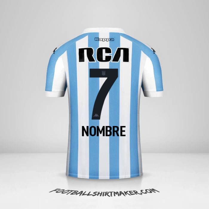 Camiseta Racing Club 2018 -  nombre - 7